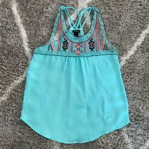 Rue21 sleeveless top with crossed back